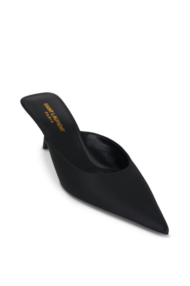 Fendi - Colibrì Sabot Black Mesh Embellished Mule, 55mm