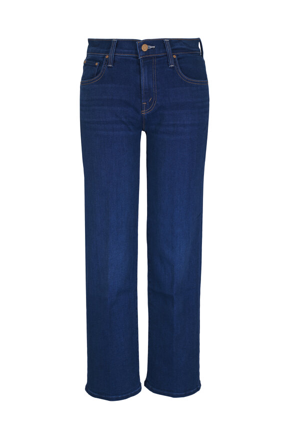Mother Mid Rise Rambler Zip Flood Jean - view 1