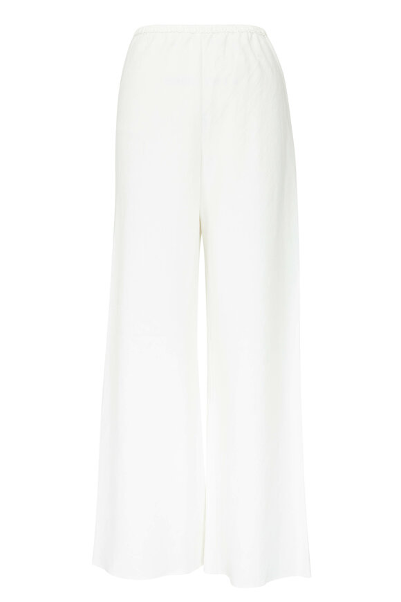 Peter Cohen Ivory Linen Blend Pull-On Pant