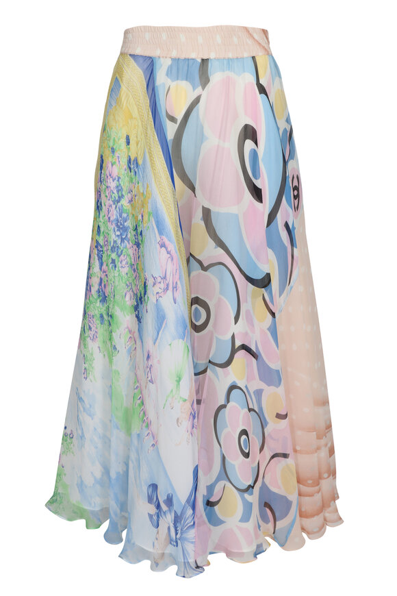 Rianna + Nina Ooak Chanel & Etro Circle Skirt