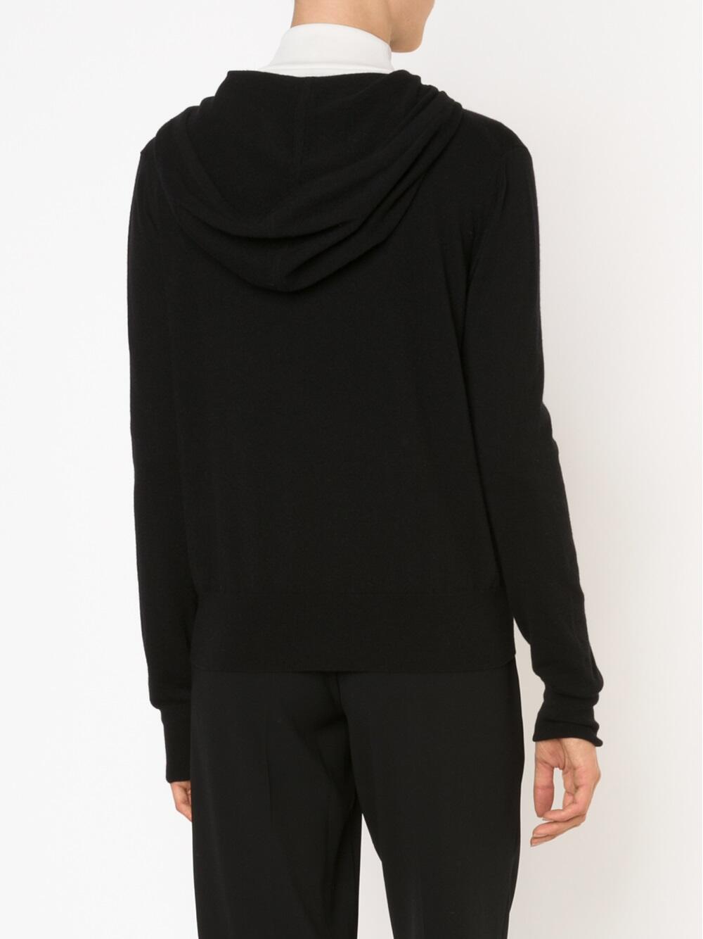 The Row - Felicia Black Cashmere Hoodie