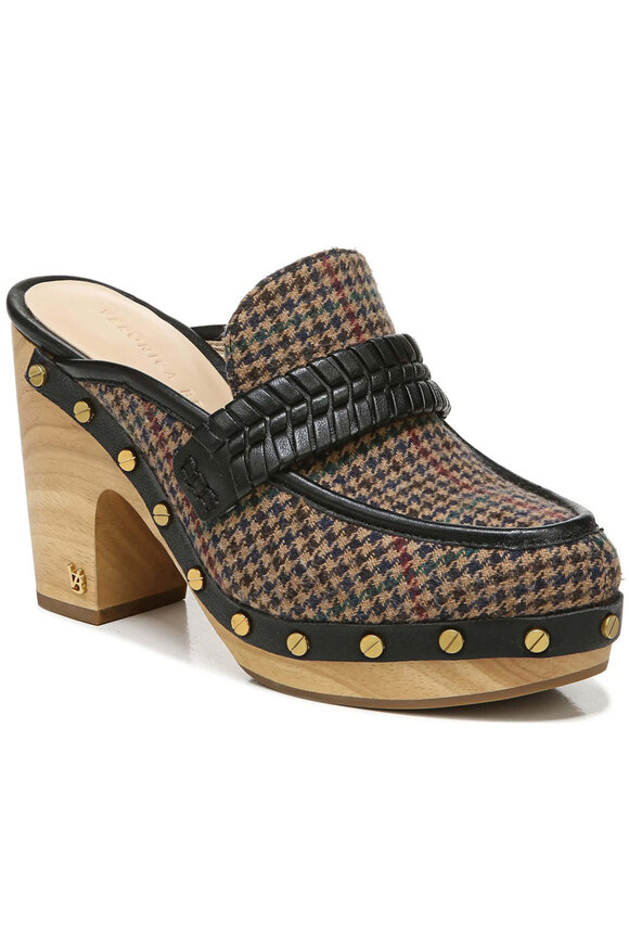 Veronica Beard - Delia Clog in Hazelwood Plaid