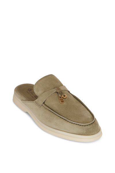 靴 Loro Piana Summer Charms Walk Loro Piana - Summer Charms Walk White Deerskin Loafer