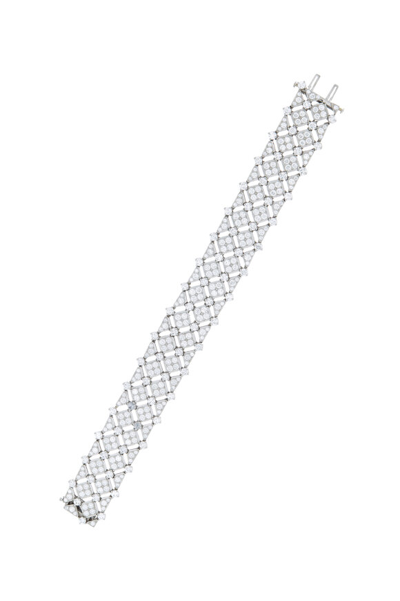 Oscar Heyman - Platinum Round Diamond Bracelet