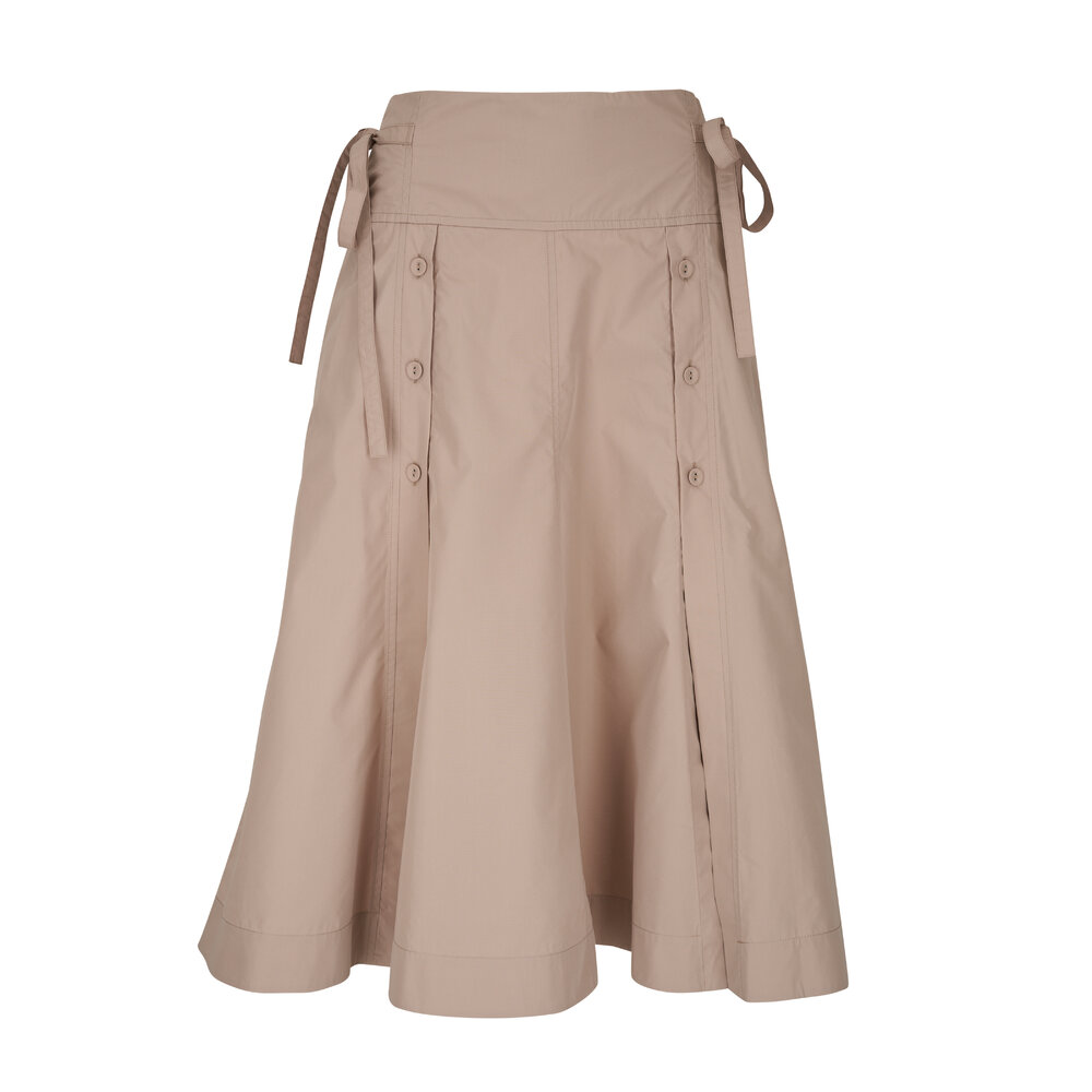 【3.1 Phillip Lim】フィルクーペミディスカート 3.1 Phillip Lim Fil Coupe Abstract Daisy Silk-Blend Midi
