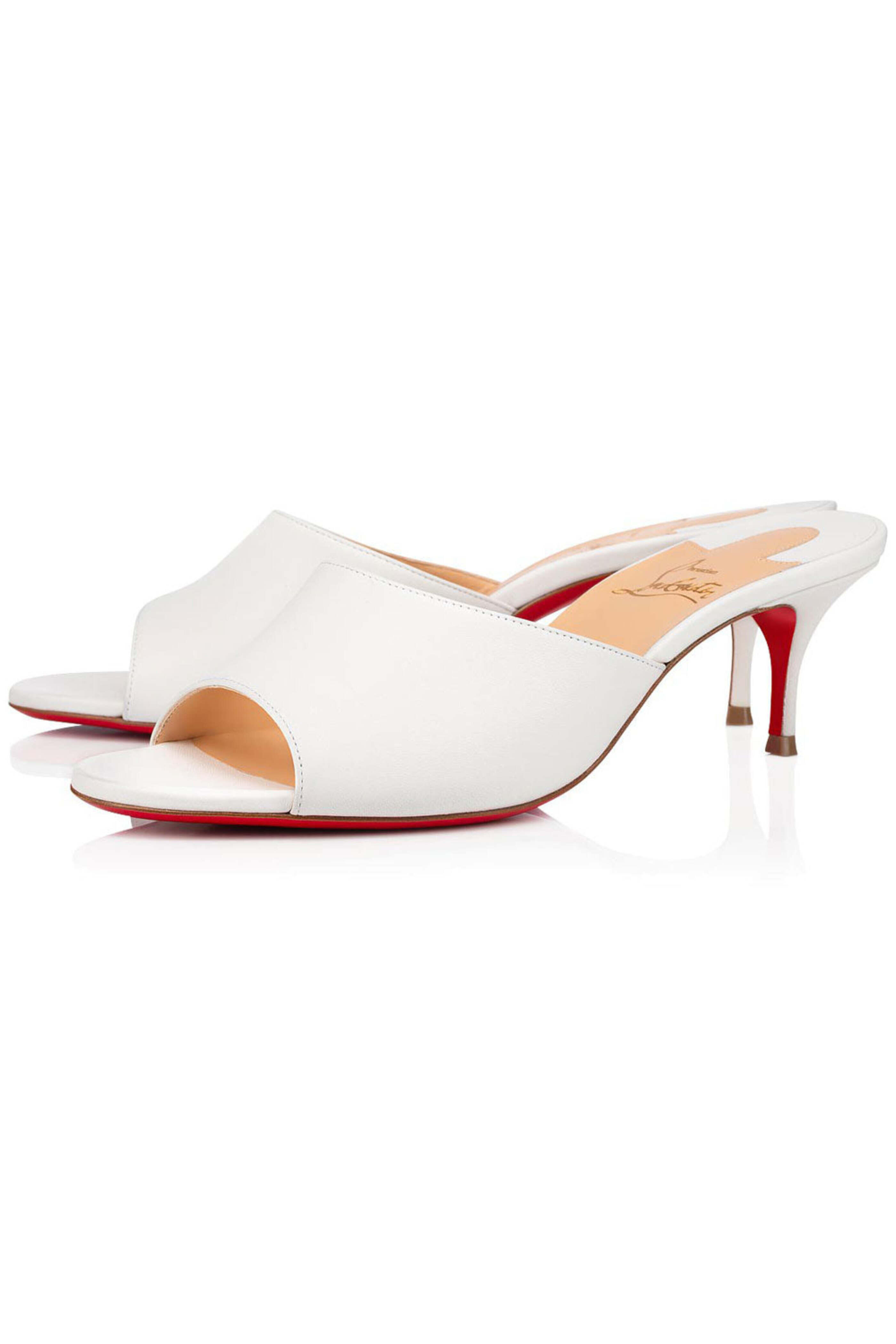 Christian Louboutin - East Mule in White