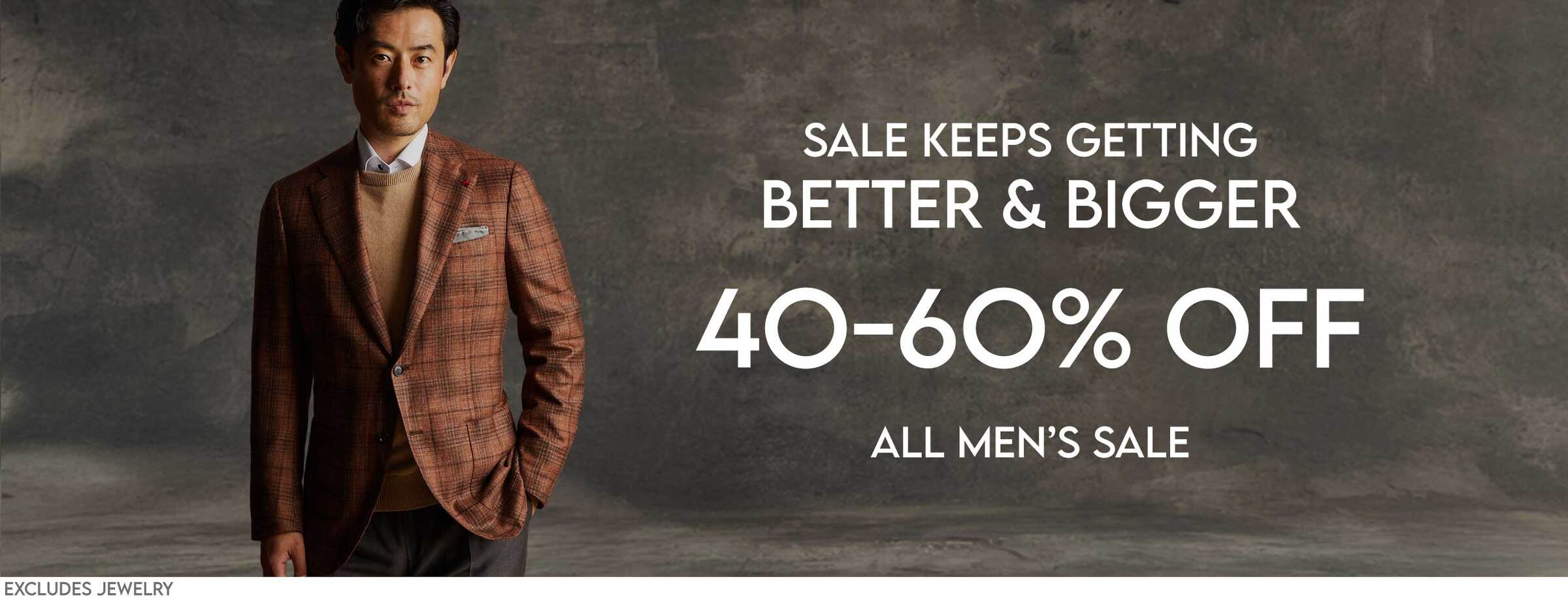 Men's Fall Sale is on