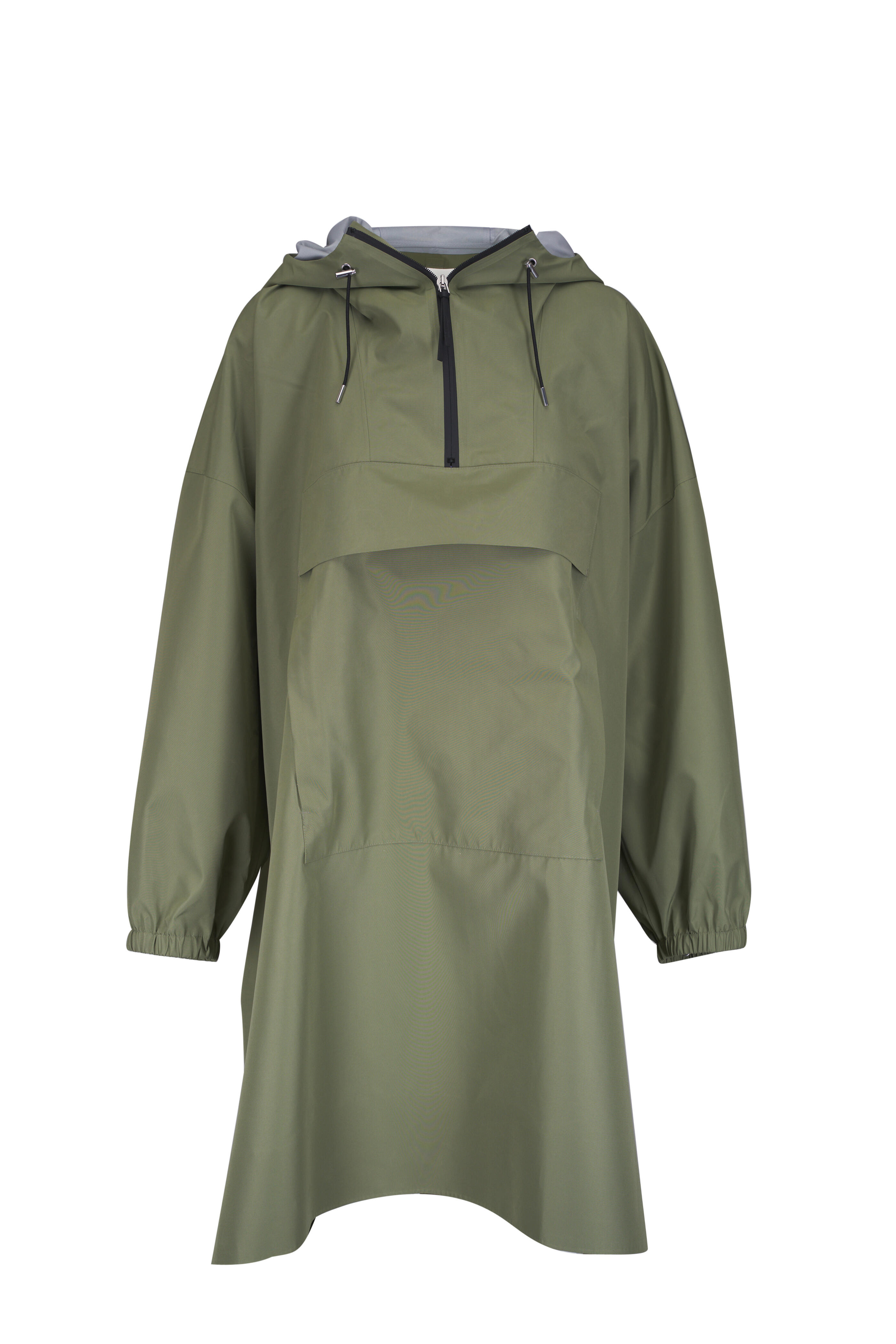 Jil Sander - Slate Green Technical Rain Cape | Mitchell Stores
