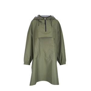 Jil Sander - Slate Green Technical Rain Cape | Mitchell Stores