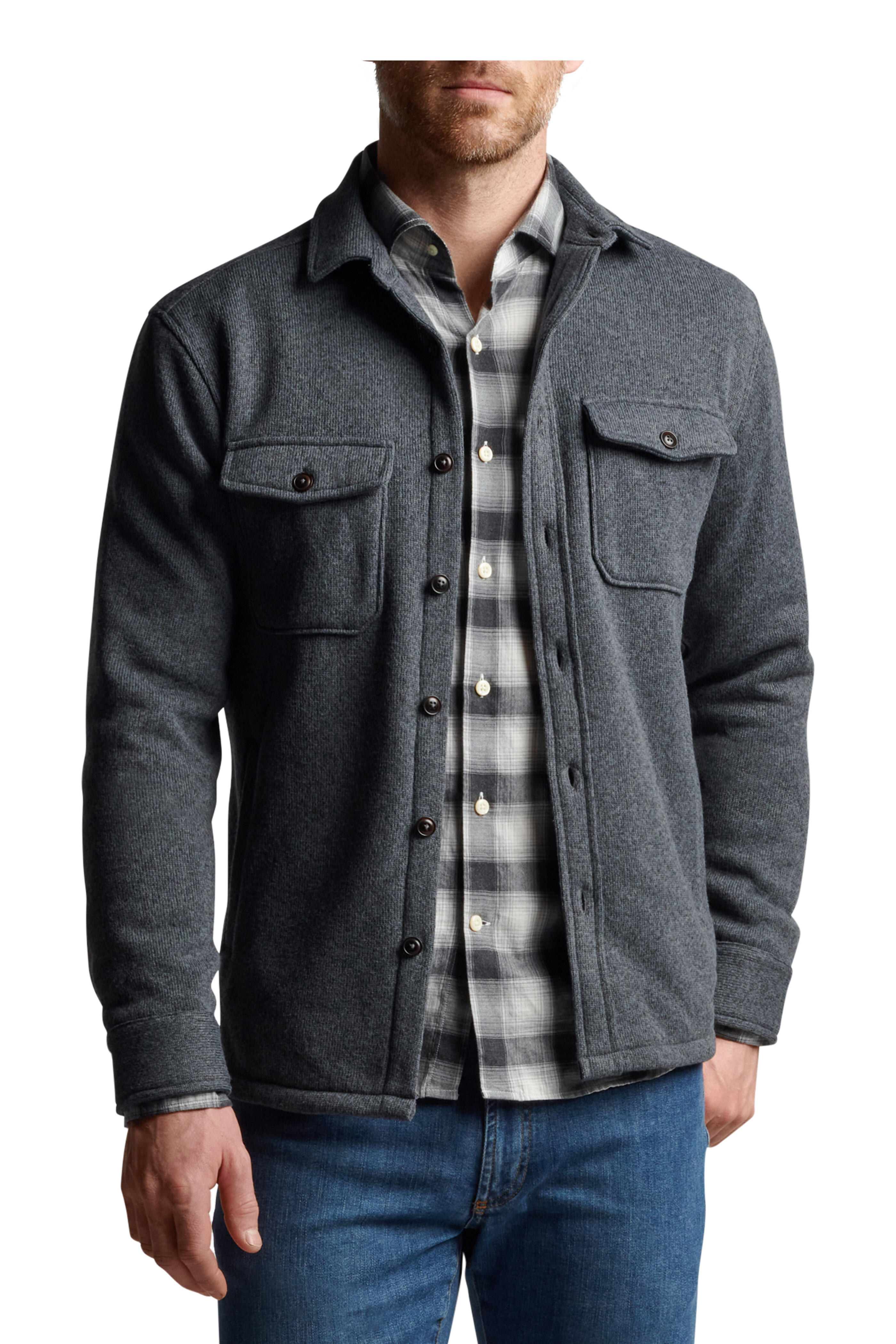 Peter Millar - Crown Iron Sweater Fleece Shacket