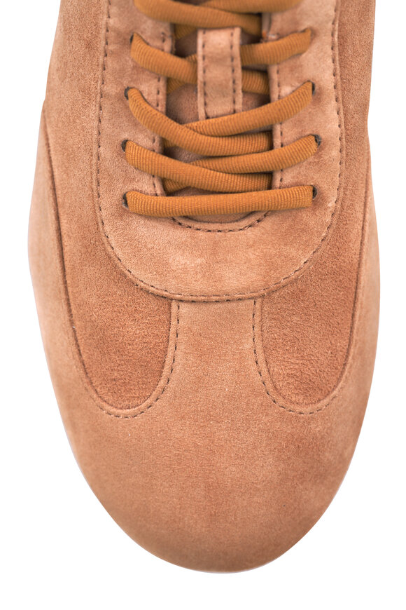 Christian Louboutin Eleonora Flex Suede Low-Top Sneaker - view 4