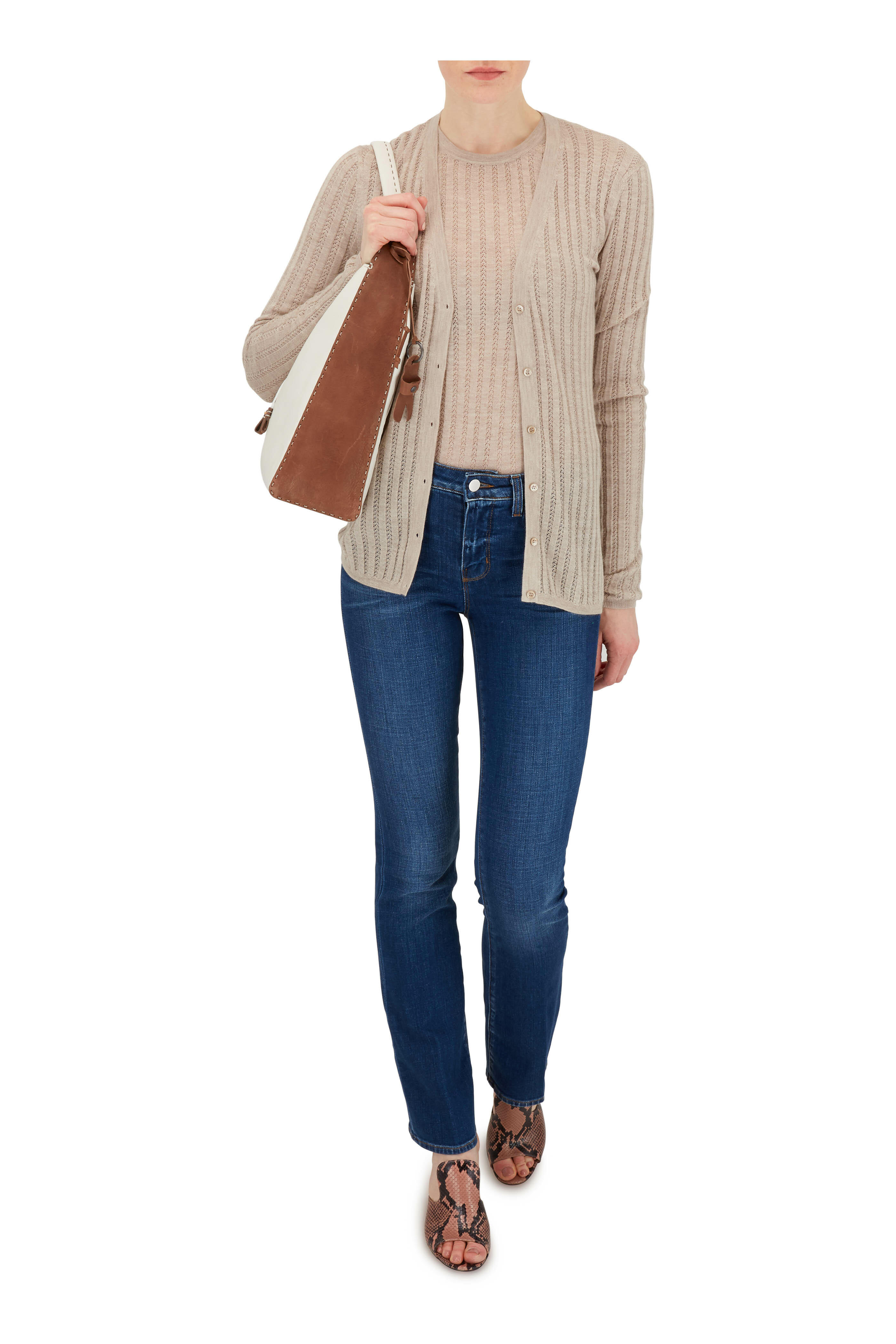 Paris Texas - Blush Python Embossed Chunky Heel Mule, 80mm