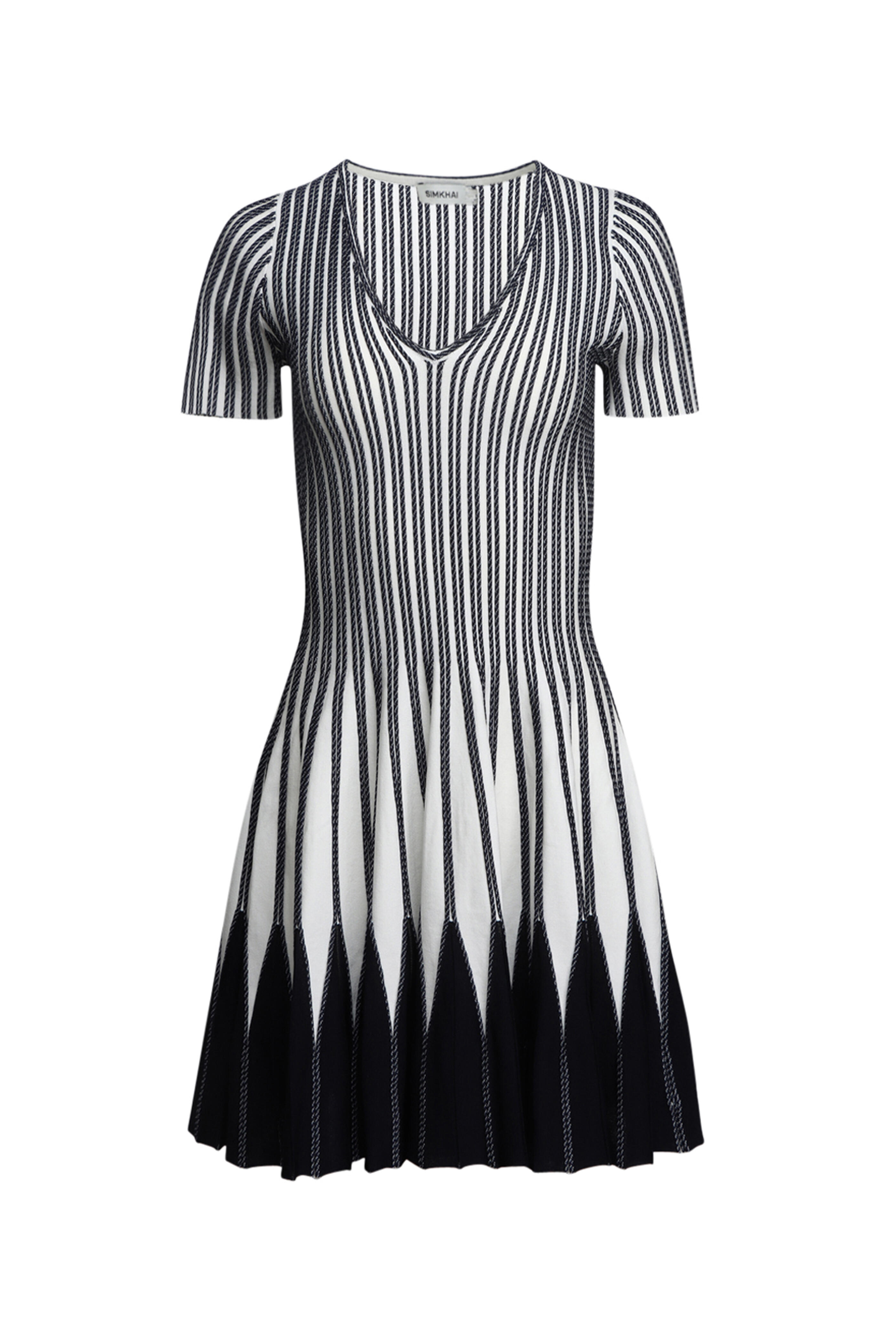 Simkhai - Beckett Midnight V Neck Mini Dress