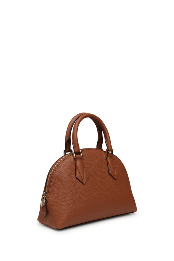 Moreau Paris Small Reina Saddle Halfmoon Top Handle Bag - view 2