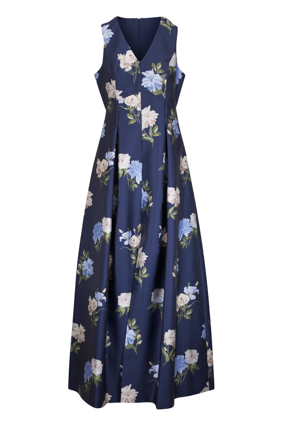 Sachin + Babi Brooklynne Maritime Corsage Gown