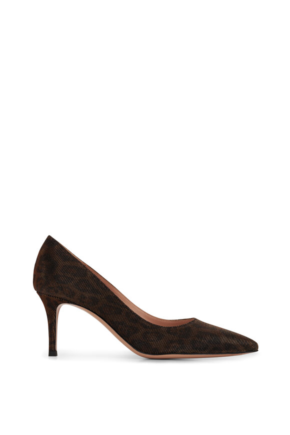 Gianvito Rossi - Gianvito Leopard Print Pump, 70mm 