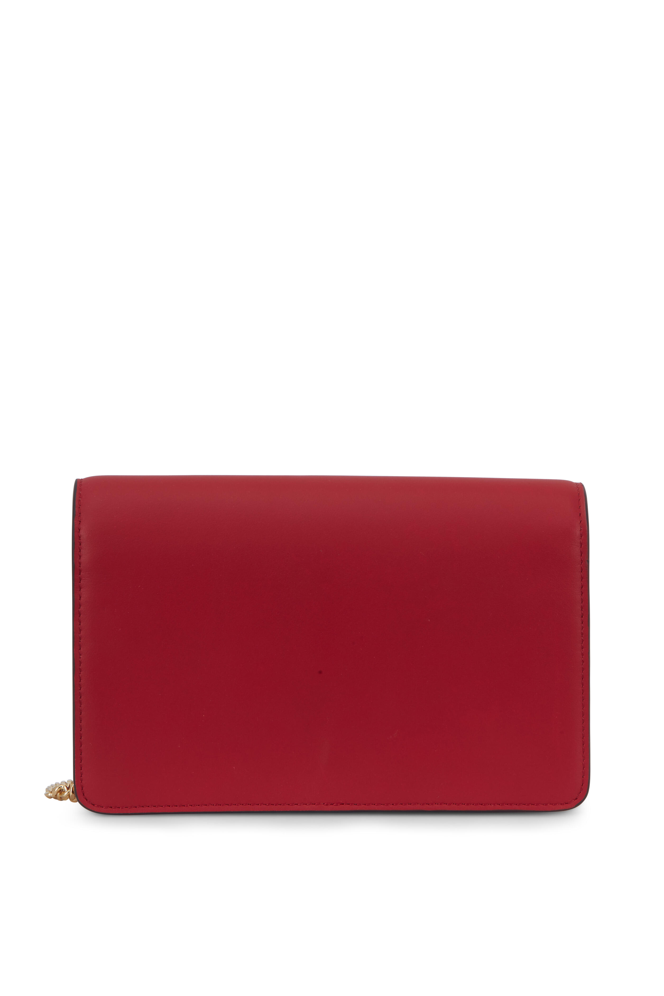 Fendi - Bag Bugs Red Leather Chain Mini Bag