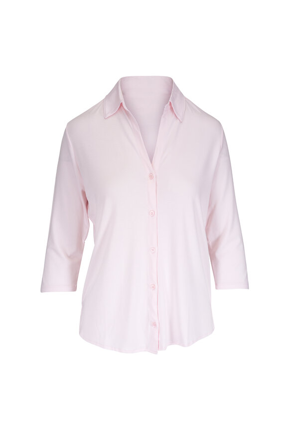 Majestic Rose Pink Soft Touch Semi Relaxed Shirt