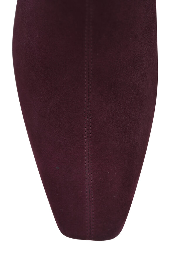 Aquazzura Saint Honoré Plum Suede Boot, 35mm - view 4
