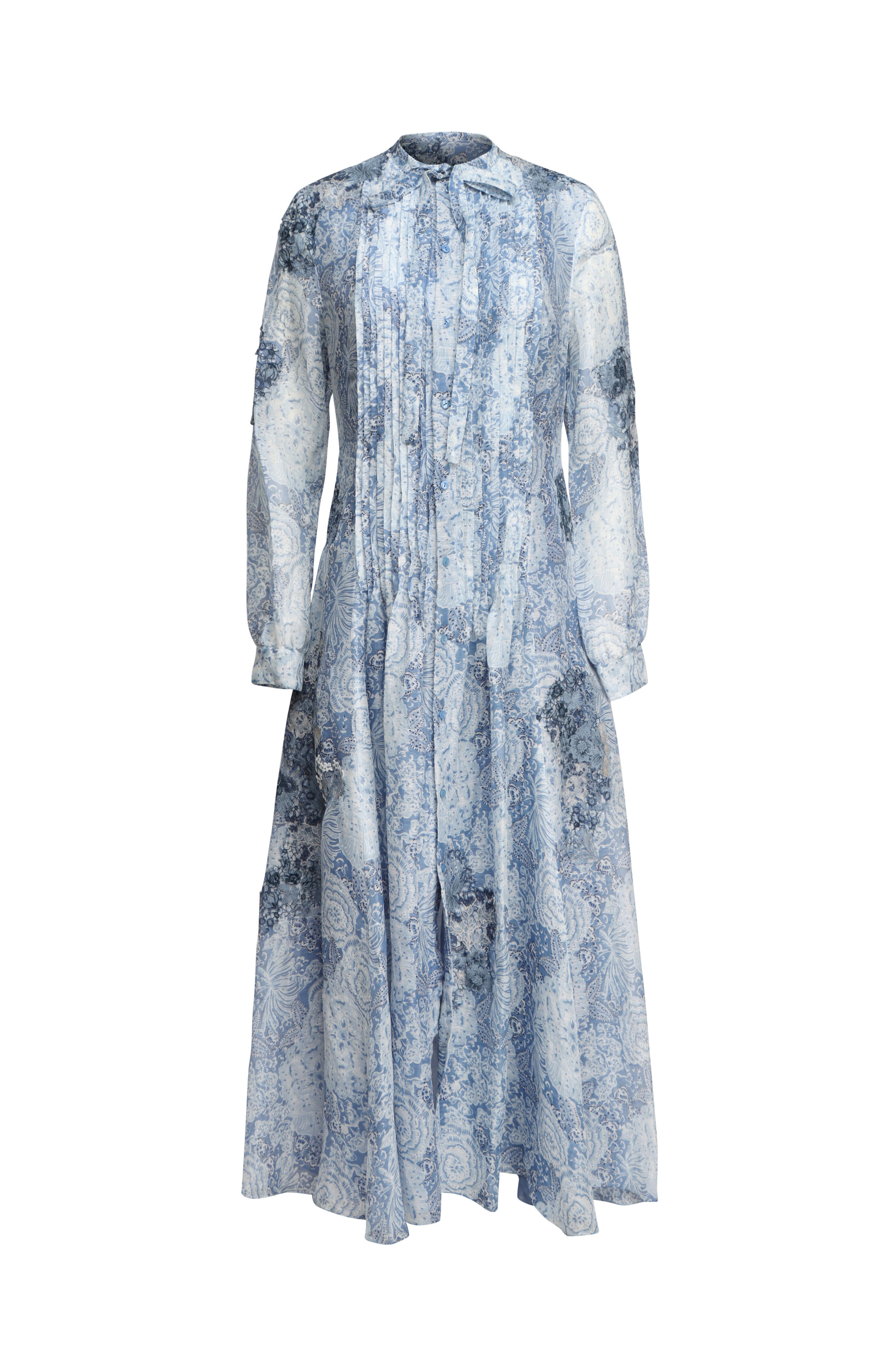 Ralph Lauren - Hannes Blue Printed Maxi Dress