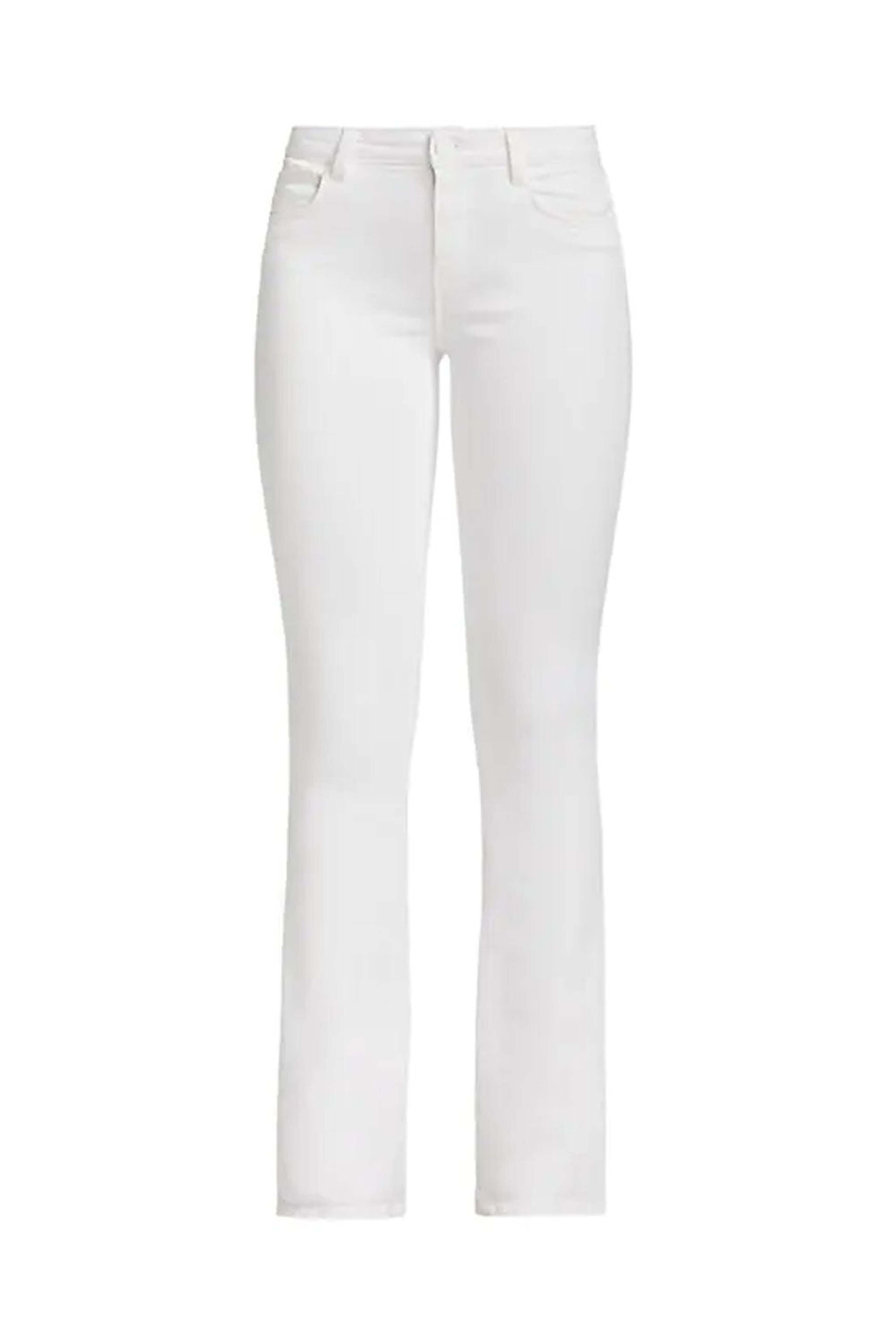 L'Agence - High Rise Selma Baby Bootcut Jean in Blanc