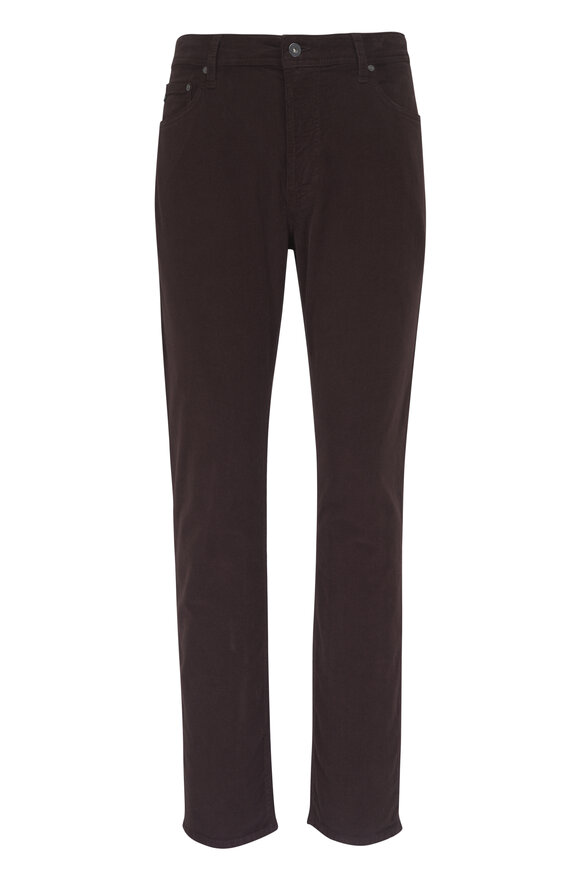 AG Tellis Brown Modern Slim Corduroy Pant - view 1