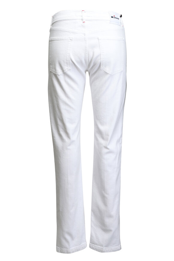 Kiton Winter White Five Pocket Pant - view 2