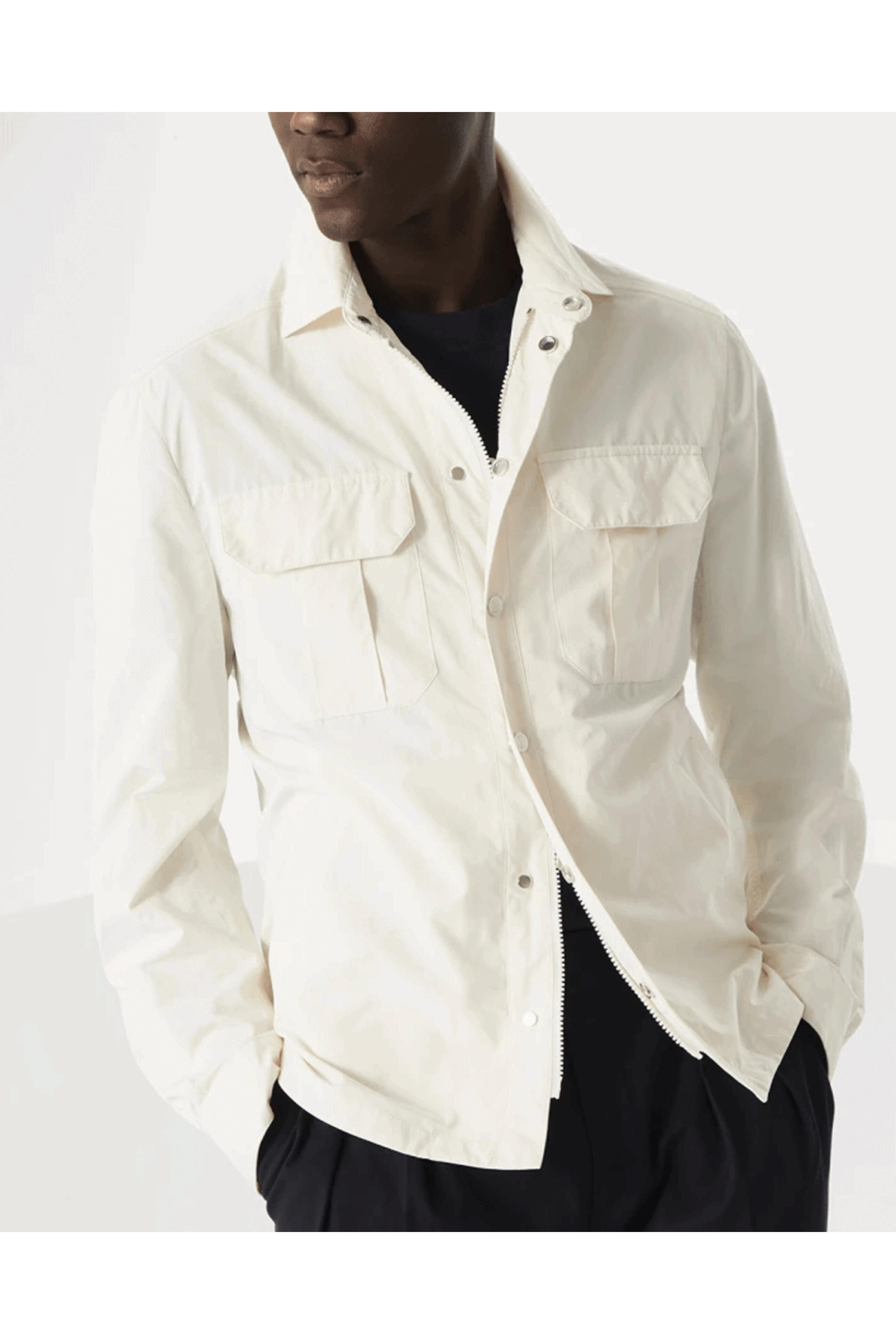 【関税＆送料込み】Brunello Cucinelli Jackets White Brunello Cucinelli - White Garment Dyed Denim Jacket