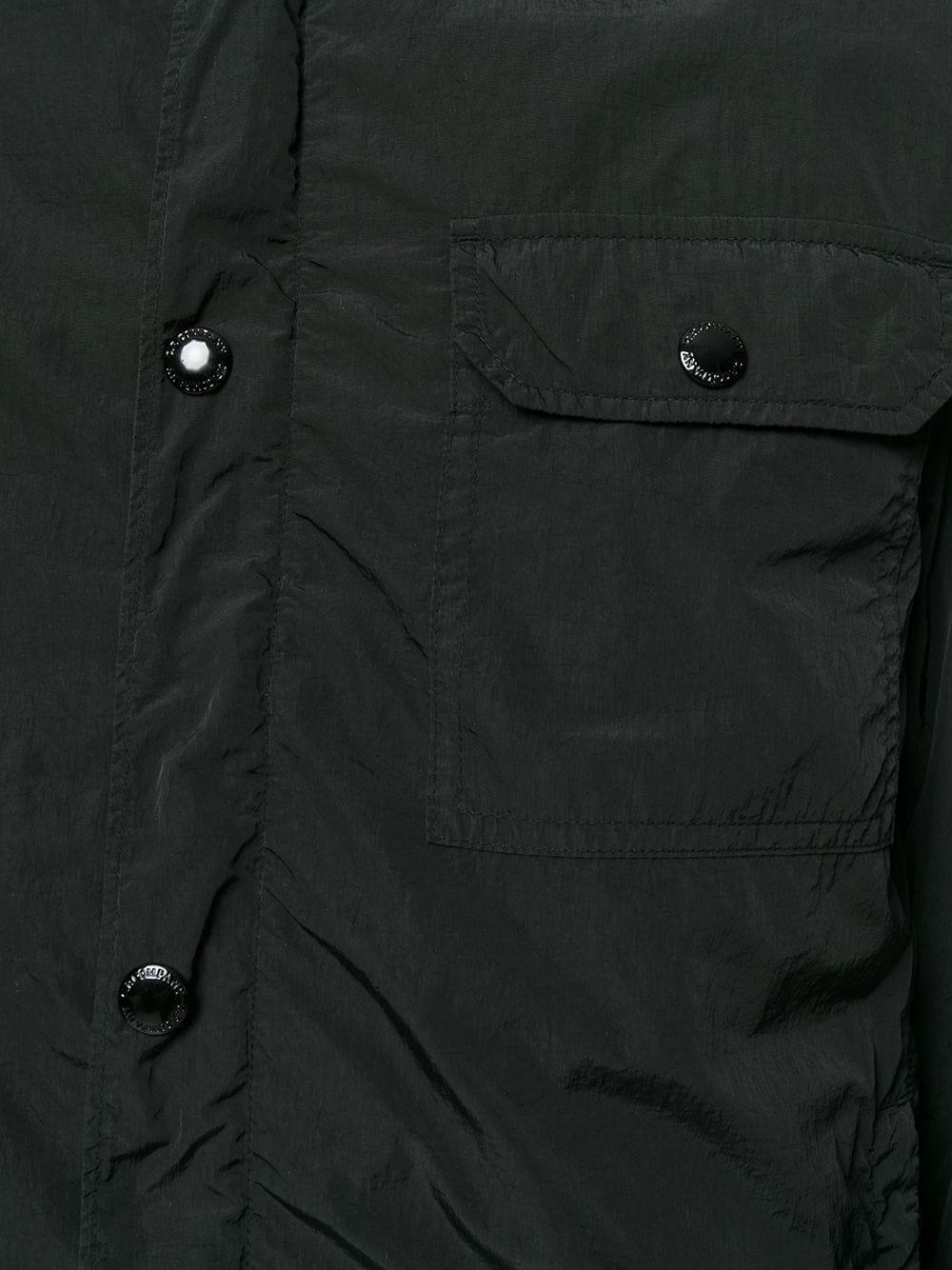 CP Company - Caviar Black Nylon Overshirt