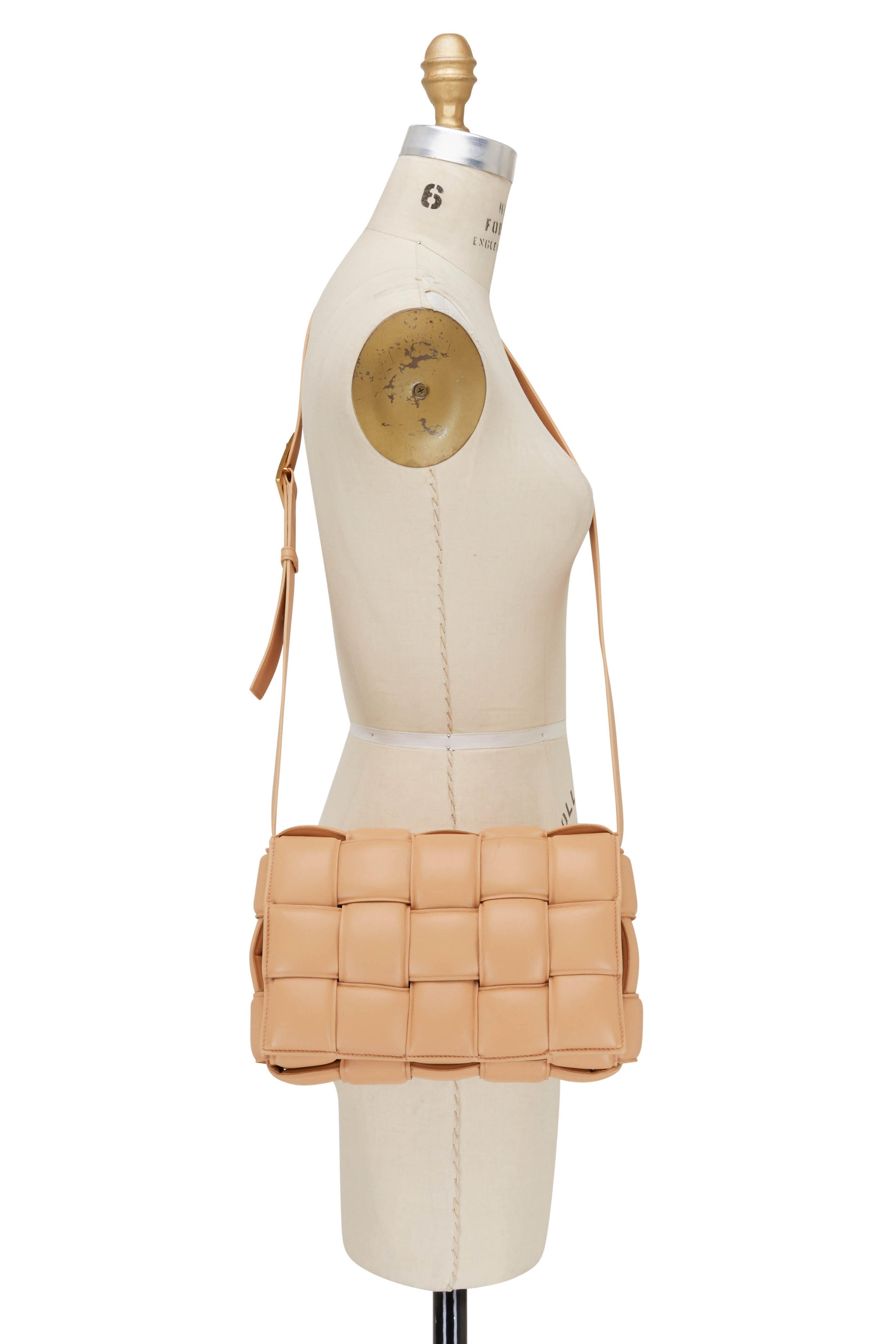 Bottega Veneta - Cassette Almond Padded Woven Leather Bag