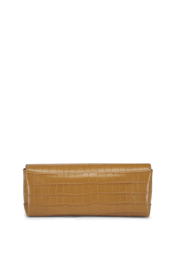 Totême Biscuit Embossed Leather T-Clutch - view 3