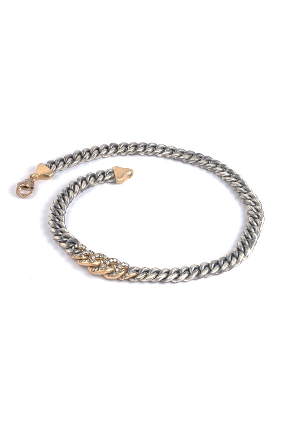 Sylva & Cie 18k Gold & Sterling Silver Double Wrap Bracelet - view 1