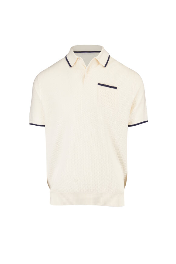 Greyson Dune Seneca Short Sleeve Sweater Polo - view 1