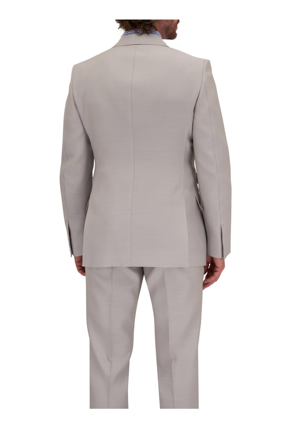 Tom Ford - Poplin O'Connor Solid Silver Suit