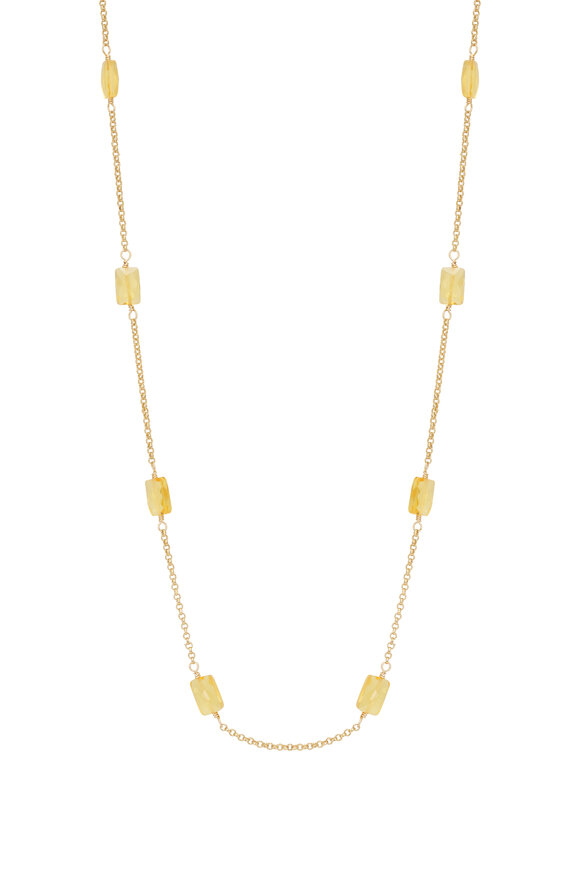 Cristina V. Baby Rolo Chain Necklace - view 1