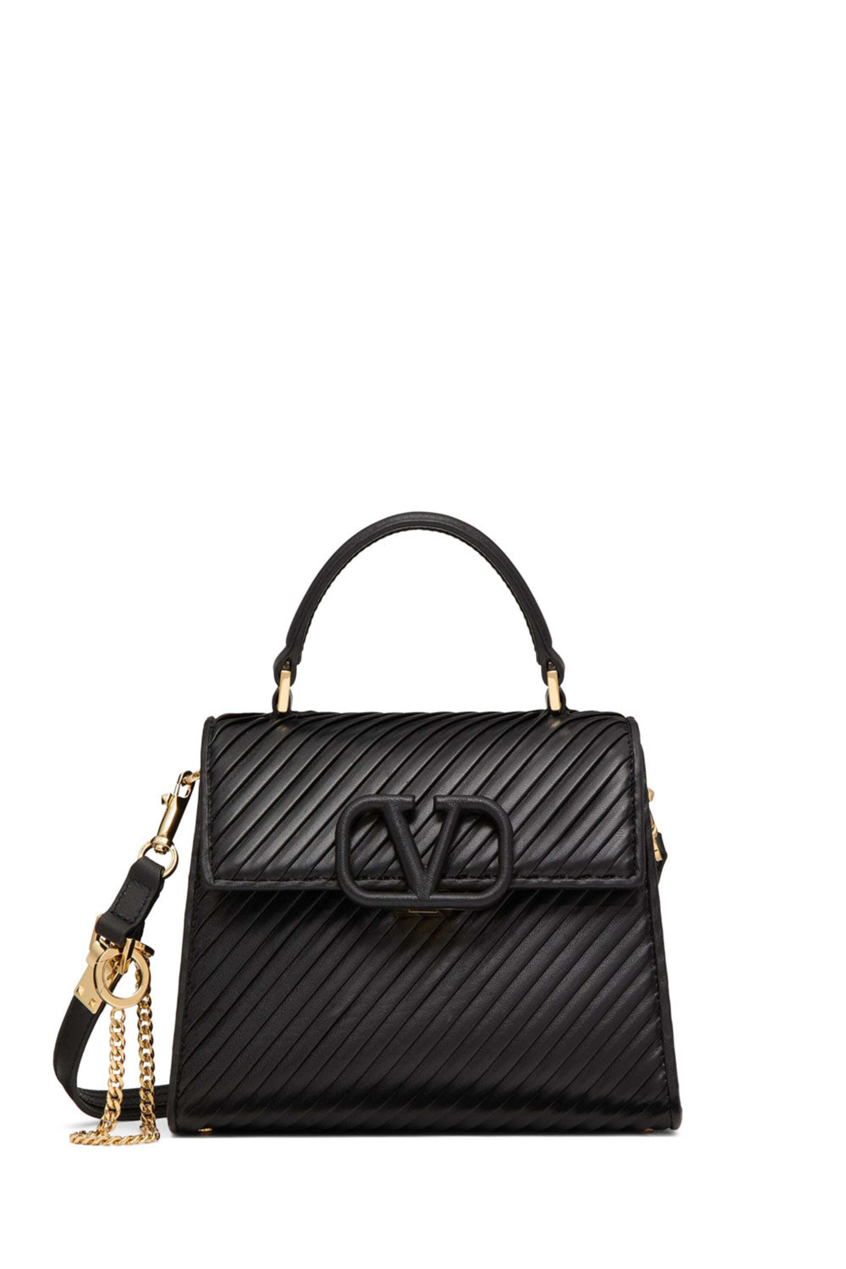 Valentino Garavani - VSling Logo Top Handle Bag in Black