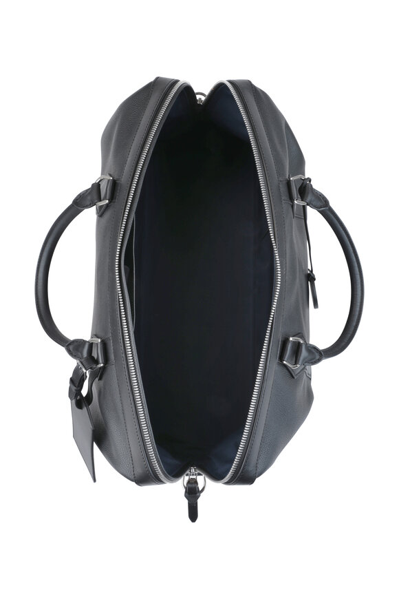 Dunhill - Boston Black Leather Duffle Bag 