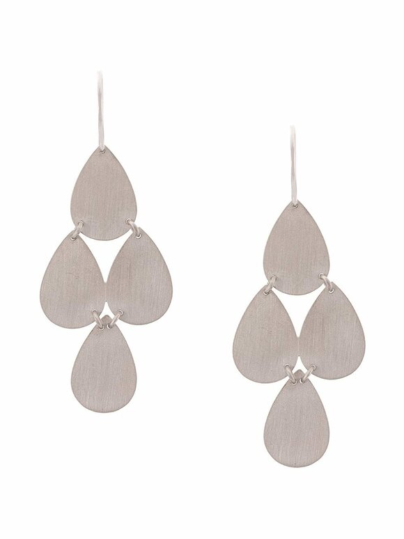 Irene Neuwirth Classic Four Drop Chandelier Earrings - view 3