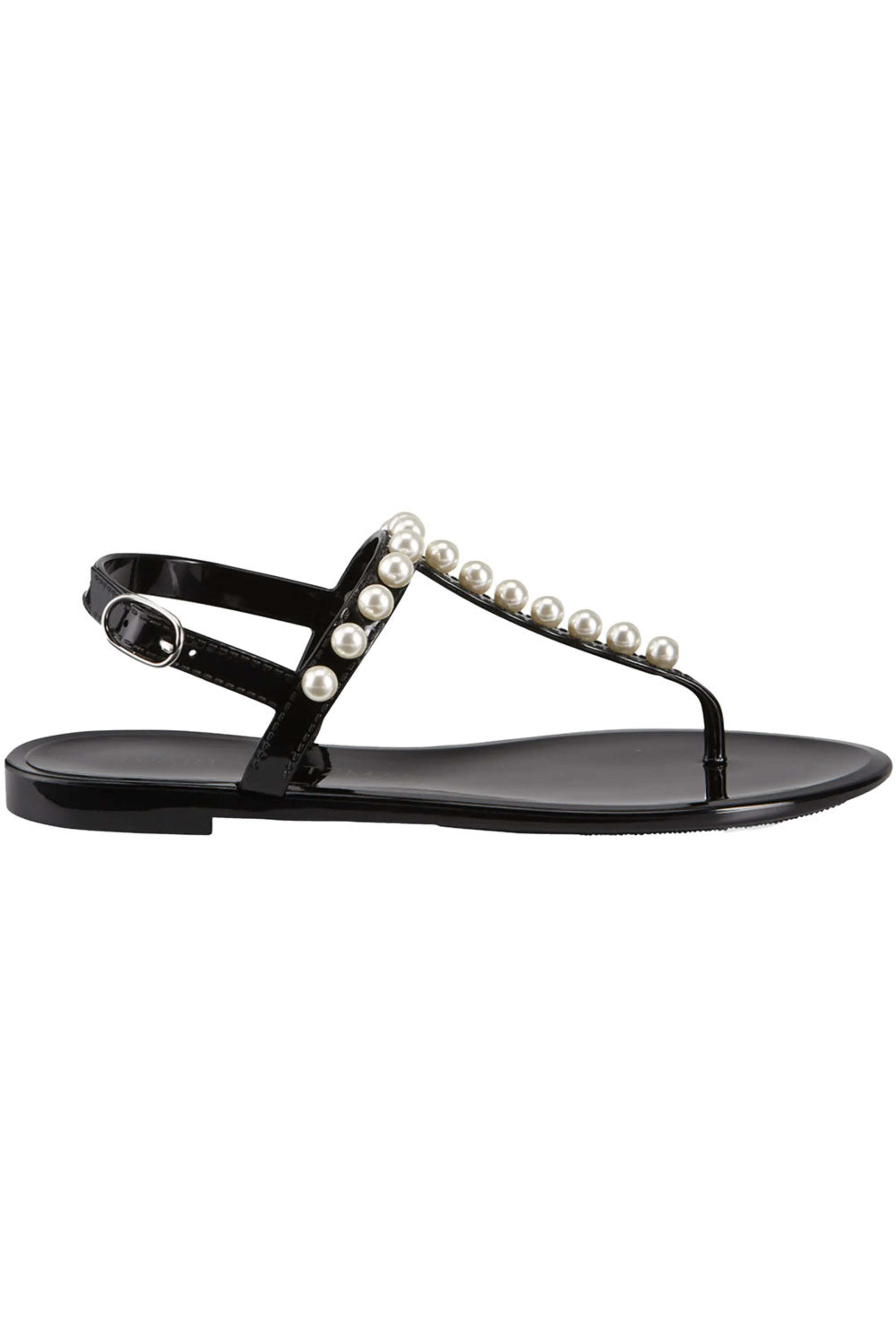 Stuart Weitzman - Goldie Jelly Sandals in Black