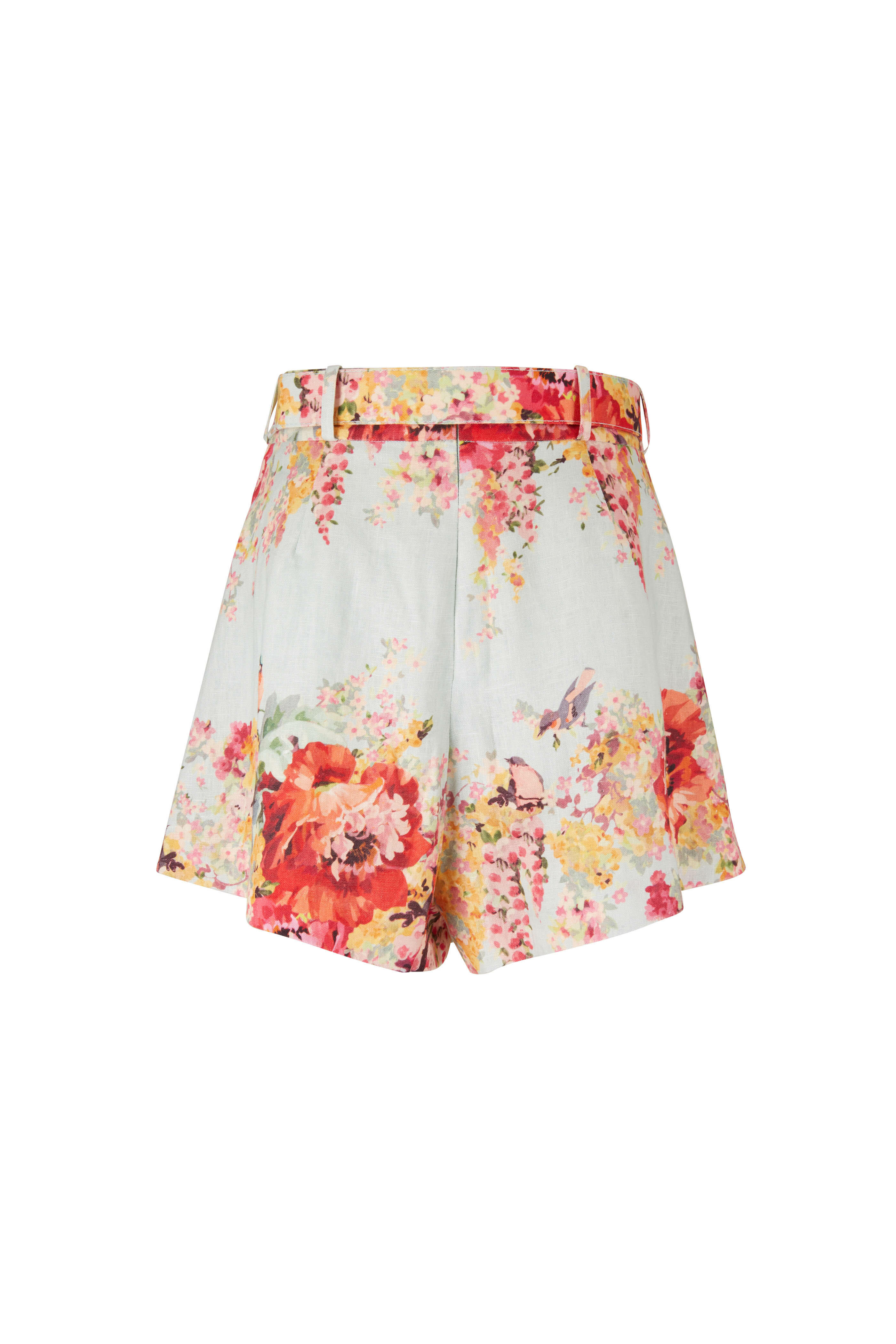 Zimmermann - Mae Floral Belted Tuck Short | Mitchell Stores