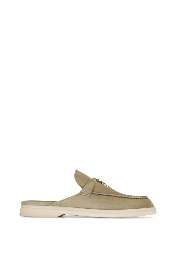 Loro Piana Summer Charms Walk Tea Room Suede Loafer - view 3