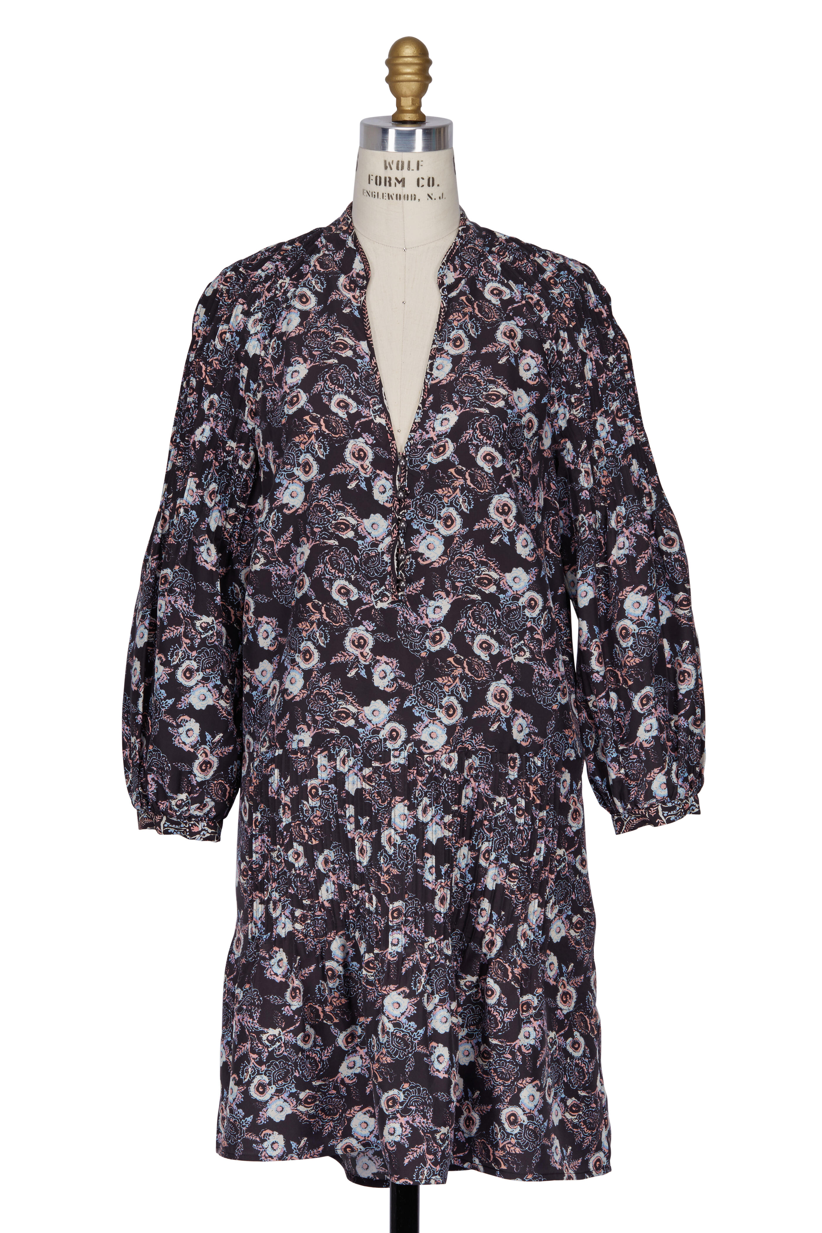 veronica beard boho dress Color:PINK-2
