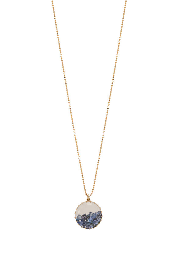 Renee Lewis - Shake© 8CT Blue Sapphire Pendant Necklace