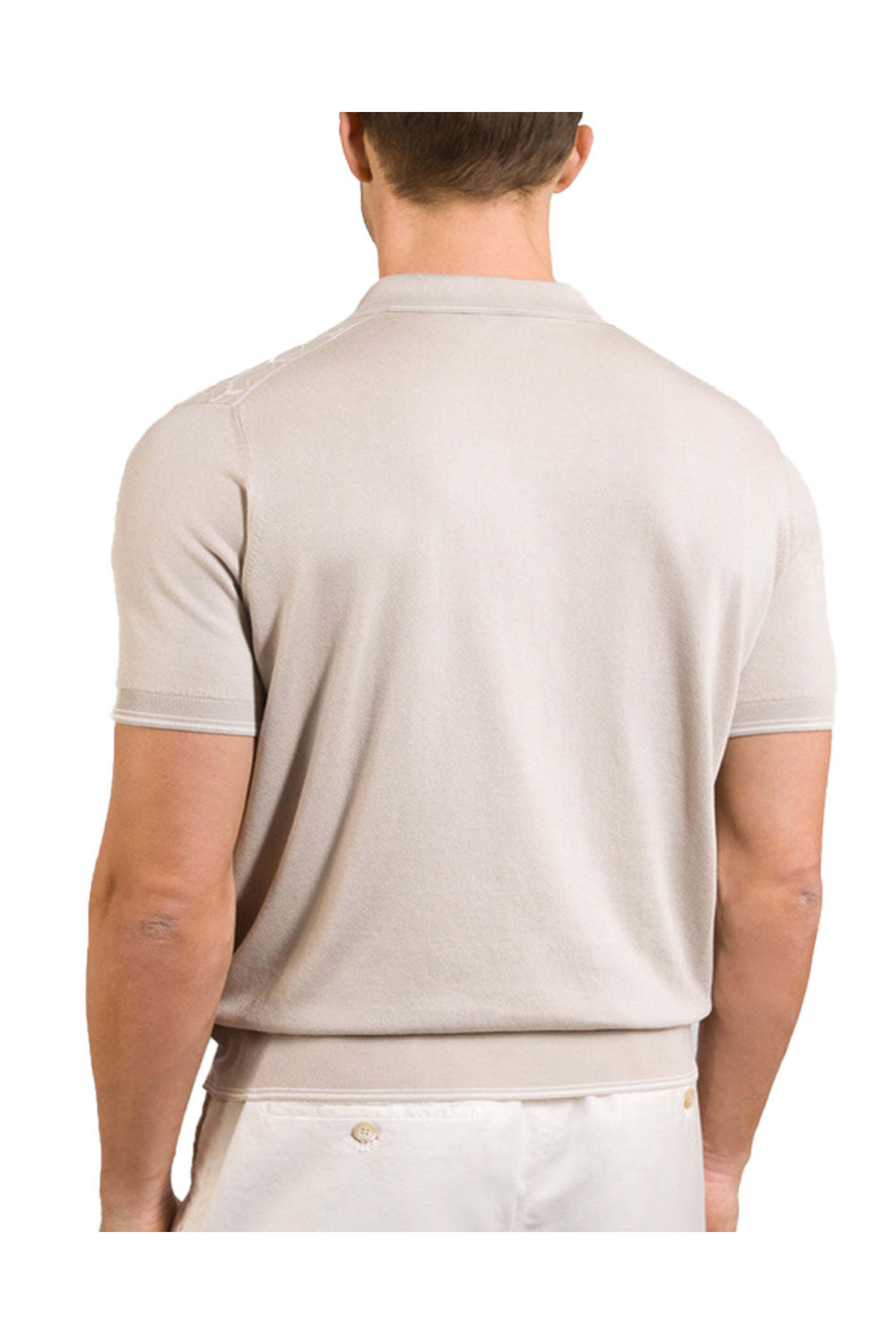 Stefano Ricci - Beige Knit Polo