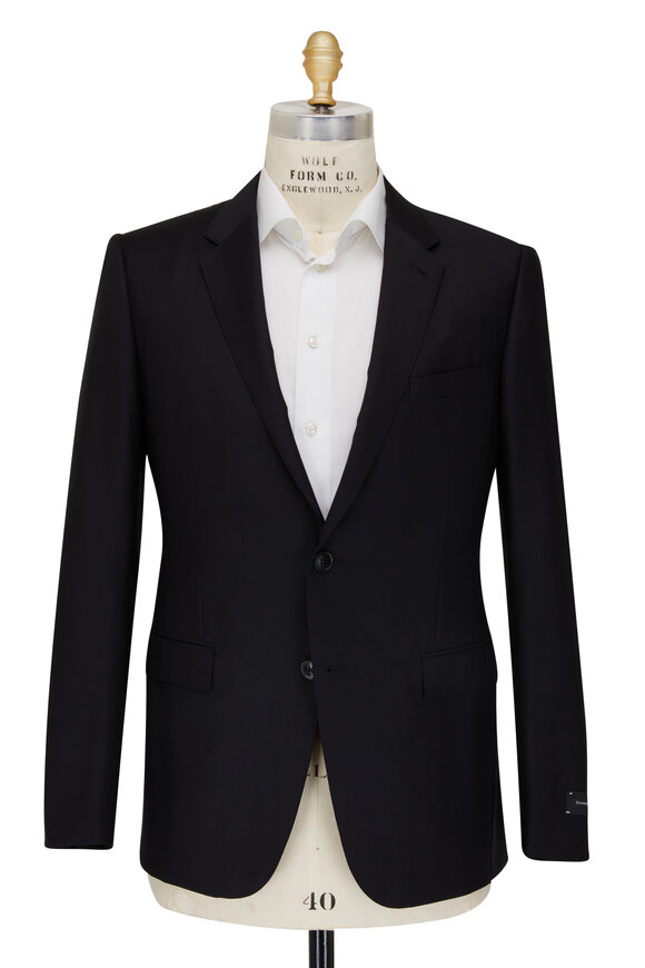 Zegna - Black Cool Effect Wool Suit