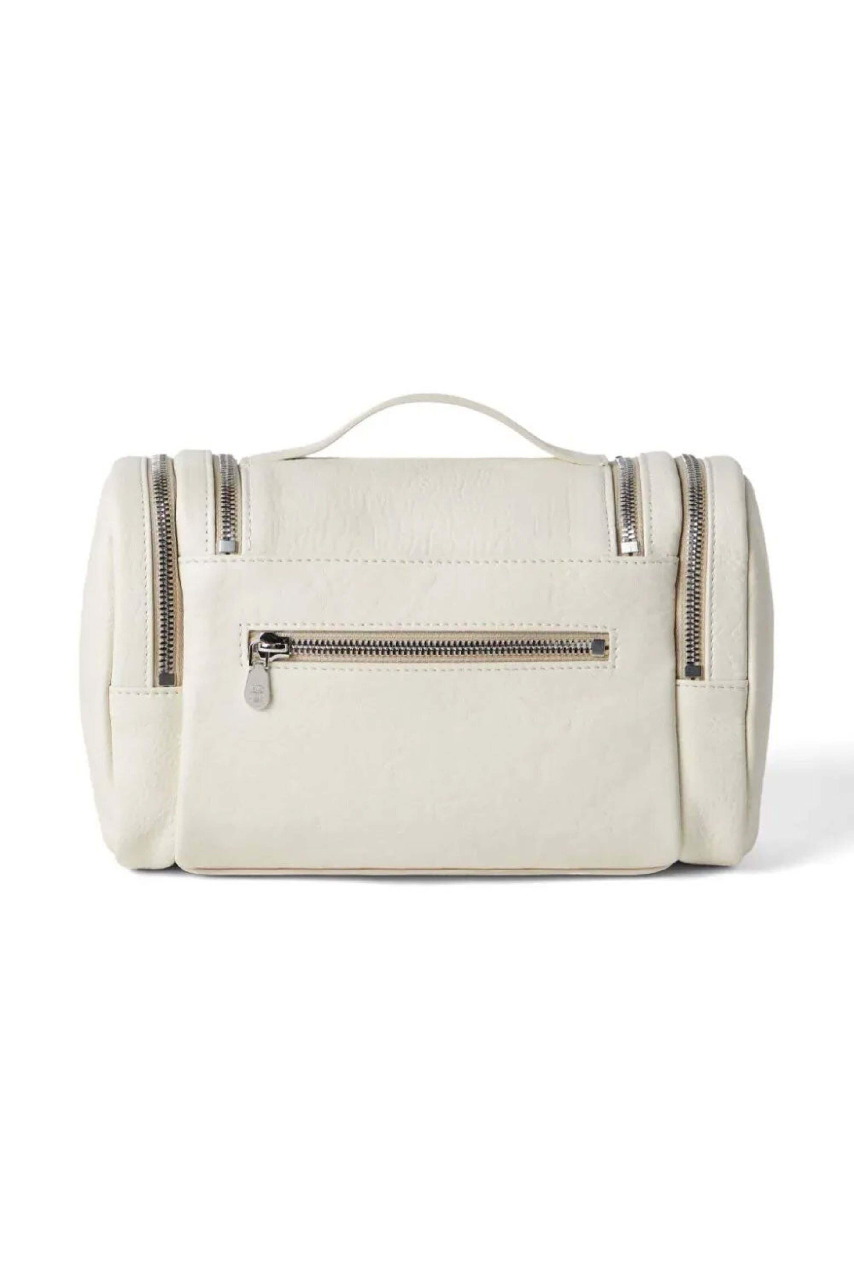 Brunello Cucinelli - Grained Calfskin Beauty Case in Milk