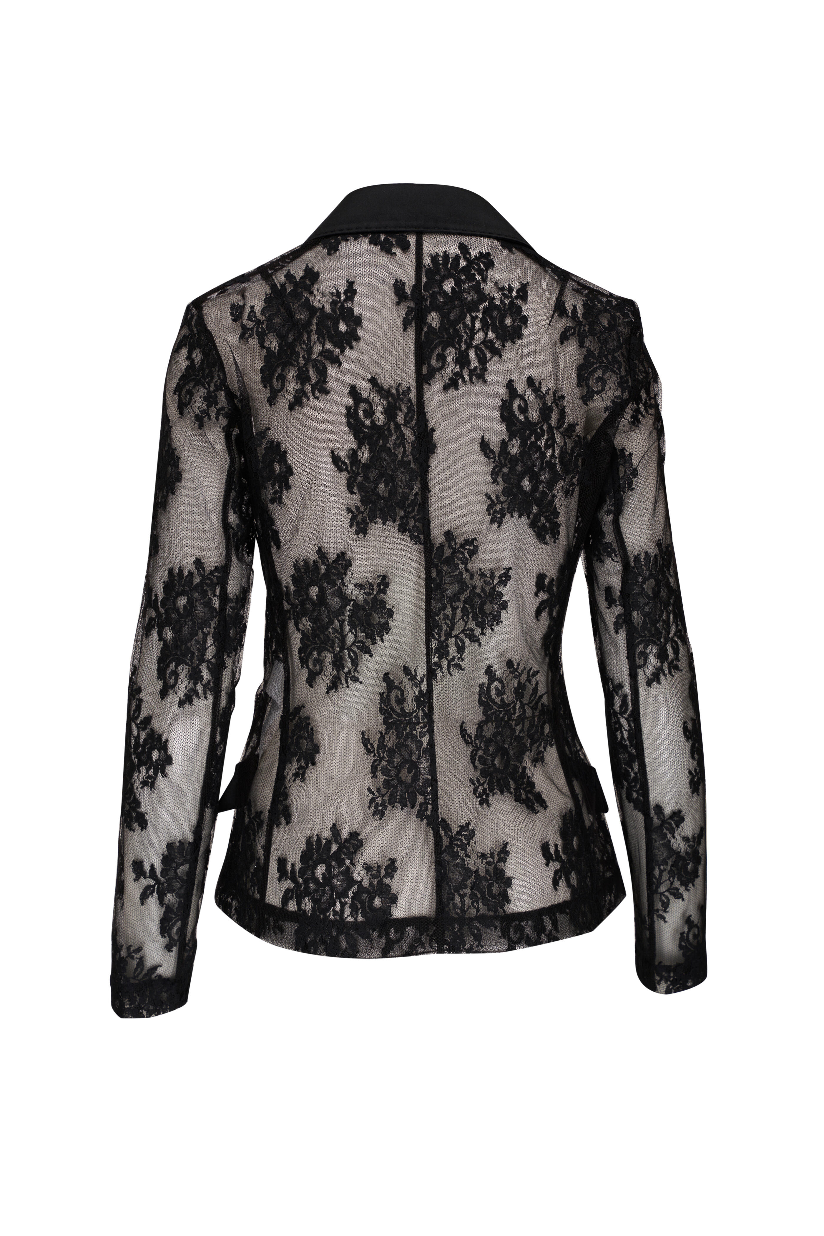 Dolce & Gabbana - Pizzo Chantilly Lace Black Jacket