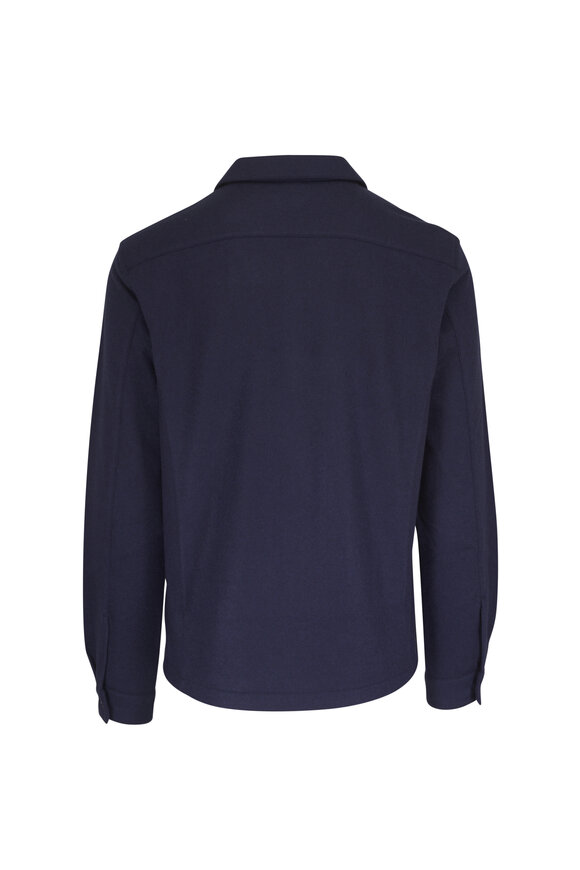 Tom Ford Navy Cashmere Overshirt - view 3