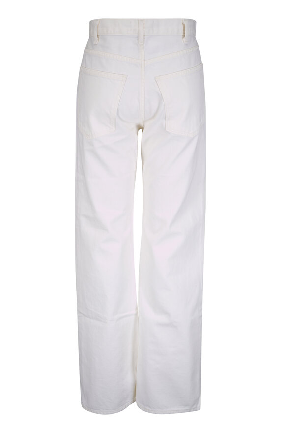 Nili Lotan Mitchell Cream Relaxed Jean - view 3