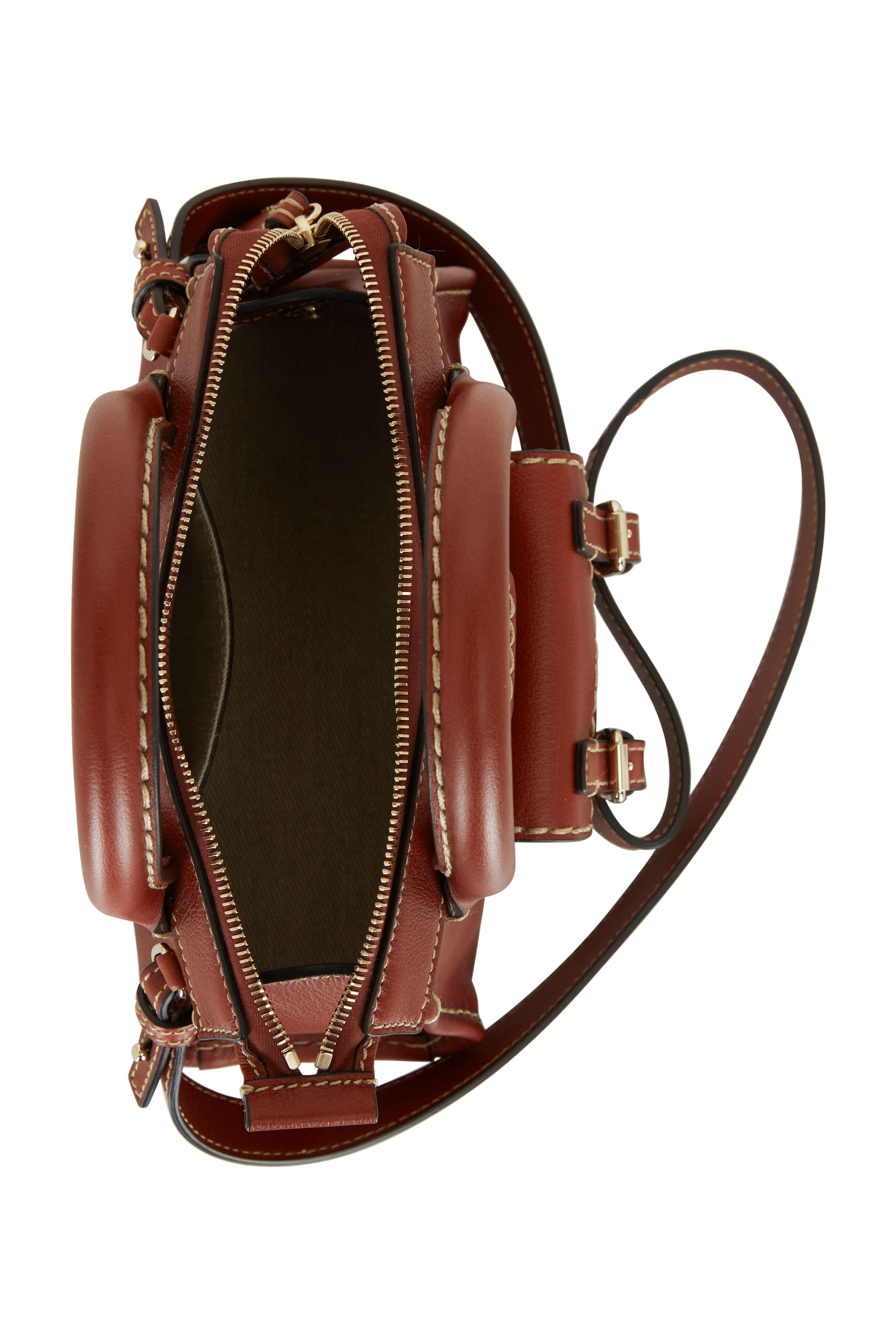 Chloé - Edith Sepia Brown Leather Small Top Handle Bag